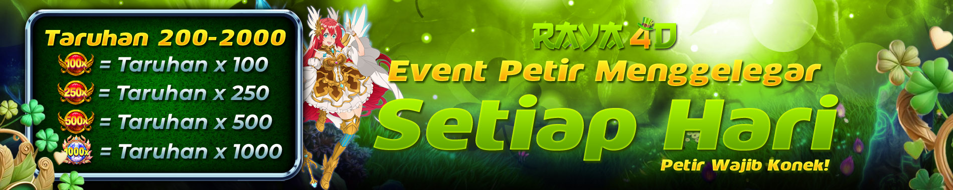 RAYA4D EVENT PETIR PRAGMATIC 1000